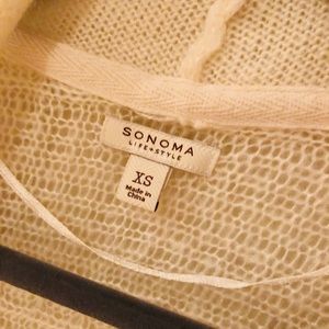 Sonoma Sweaters - White knit cardigan sweater Sonoma Sweaters - White knit cardigan sweater